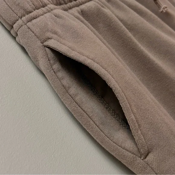 Land Rover X PacSun Taupe Fleece Jogger Sweatpants Embroidered Logo Unisex M - Picture 4 of 16